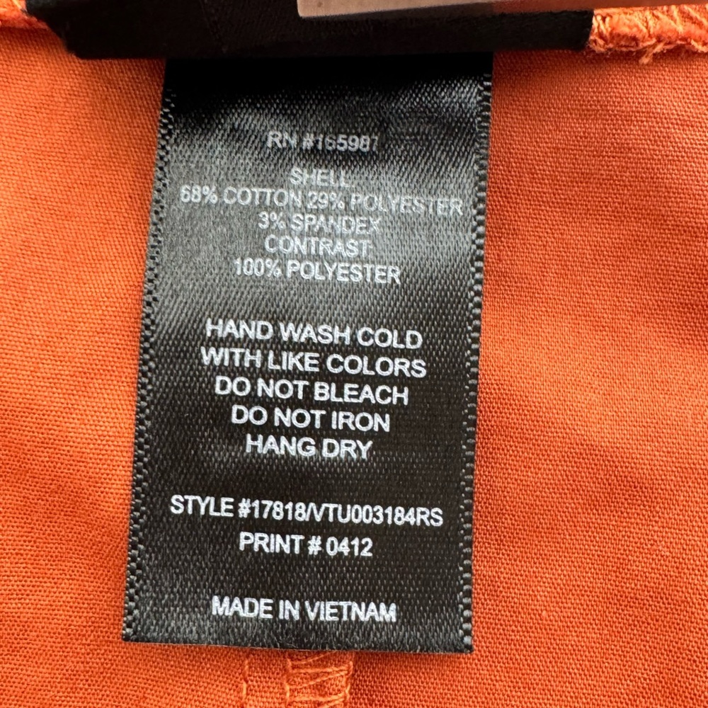 Kate & Lily Rust Color Boho Tiered Midi Dress with Puff Sleeves SZ 6 Cottagecore - Picture 5 of 5